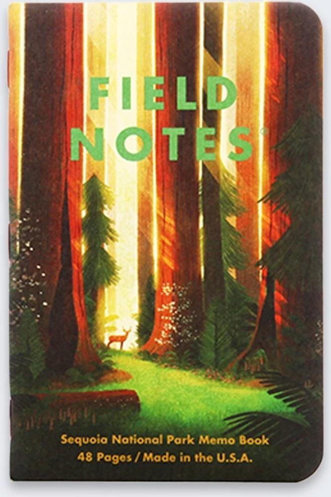 Field Notes „Grand Notes“ JAV nacionaliniai parkai: Grand Teton, Arches, Sequoia 3 vnt.