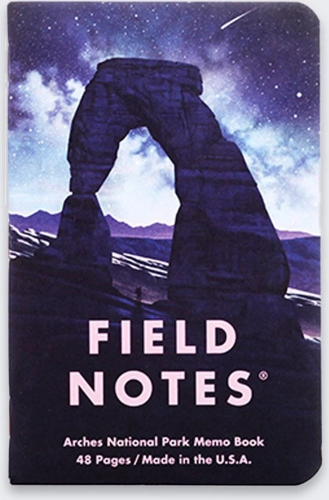 Field Notes „Grand Notes“ JAV nacionaliniai parkai: Grand Teton, Arches, Sequoia 3 vnt.