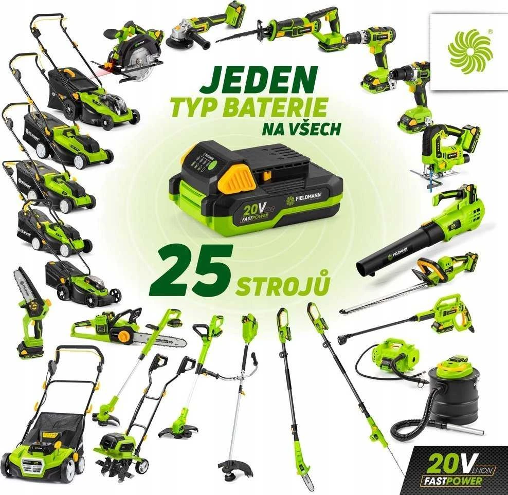 Fieldmann Akumuliatorinė vejapjovė FDAK70205-0 akumuliatoriaus kompresorius 10,3 bar