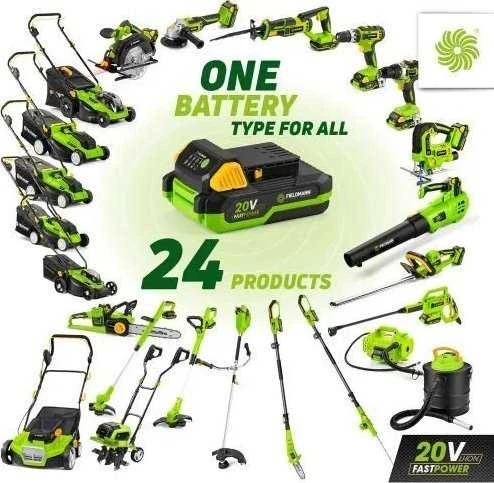 Fieldmann Akumuliatorinė vejapjovė FZR70435-0 Akumuliatorinė vejapjovė 2 x 20 V