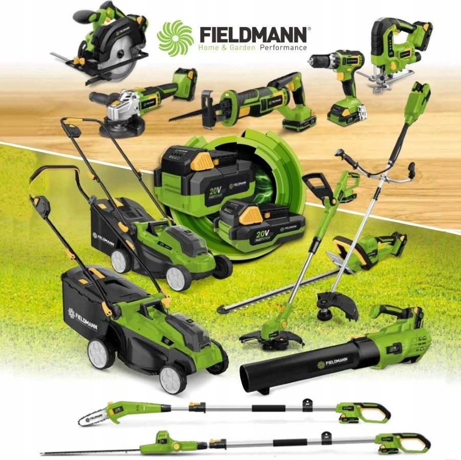Fieldmann akumuliatorinė žoliapjovė FZS 70705-0 be akumuliatoriaus ir kroviklio