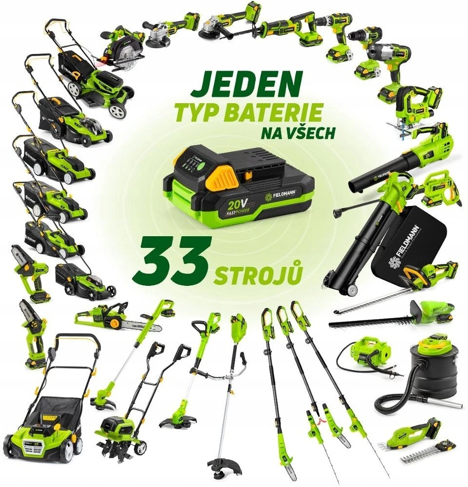 „Fieldmann FZS 70101-0“ 20 V žoliapjovė