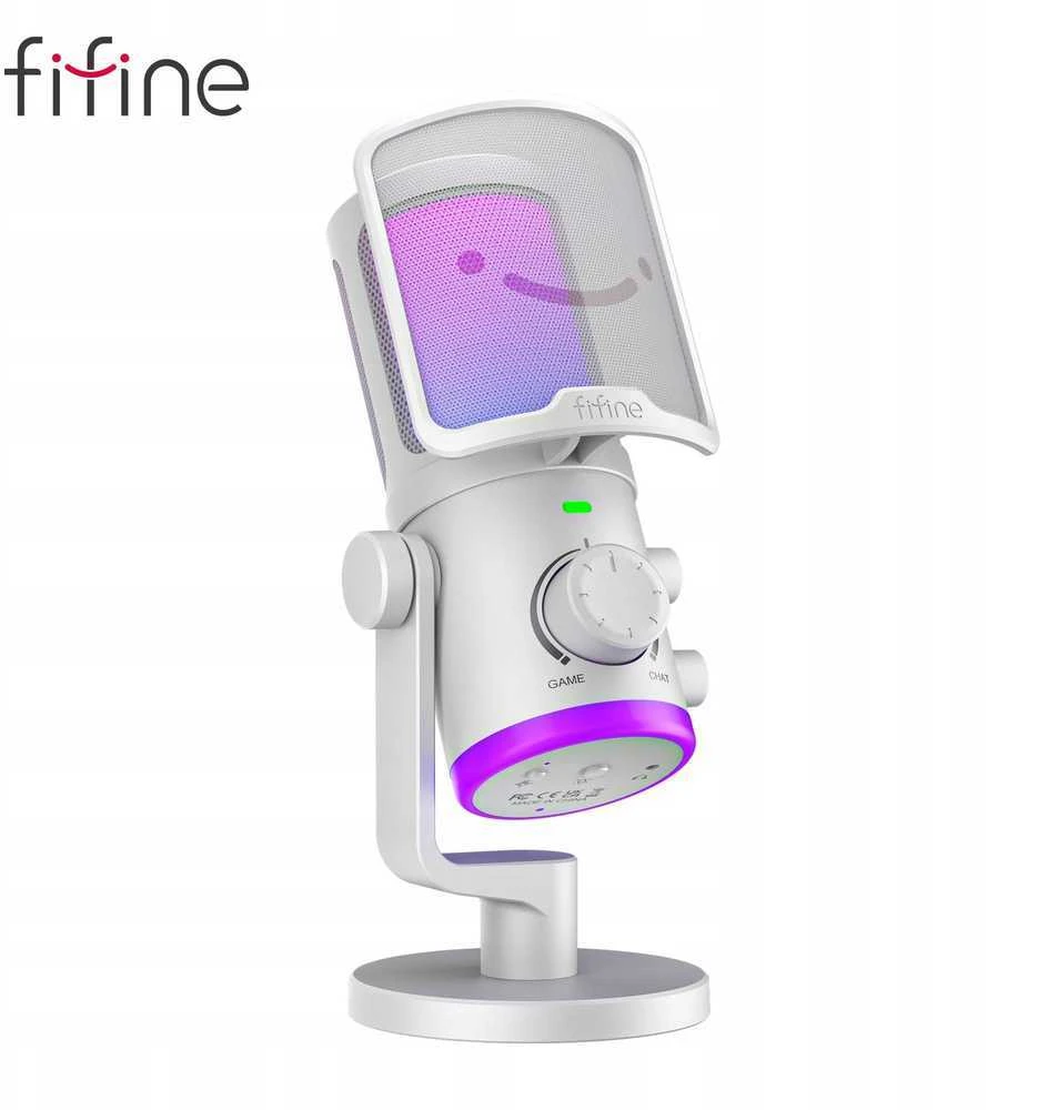 Mikrofonas Fifine AM6W AmpliGame