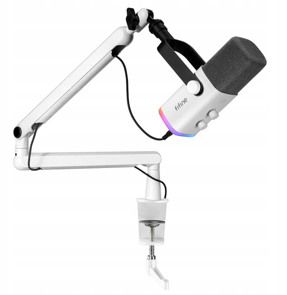 Fifine Microphone Fifine TAM8 XLR/USB mikrofon studyjny dynamiczny su ramieniem balta