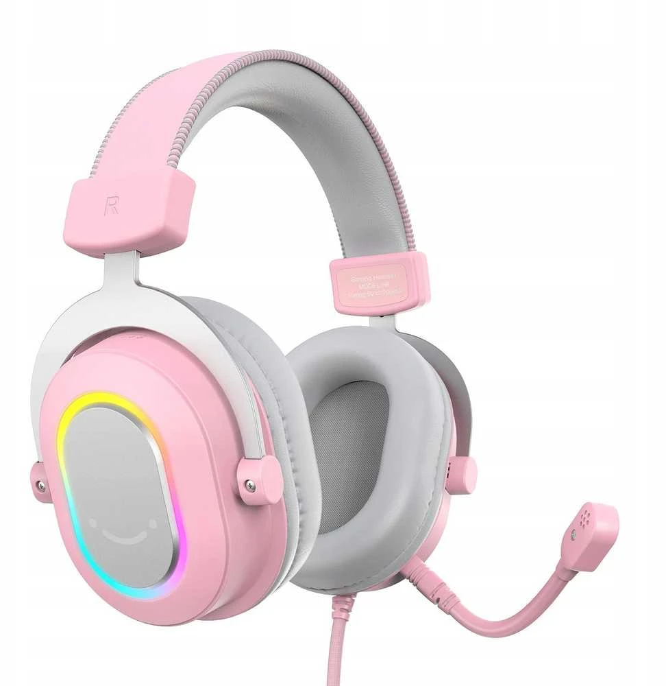 Ausinės Fifine Ausinės studijinės su lankeliu ant galvos FIFINE H6P AmpliGame RGB dźwięk przestrzenny 7.1