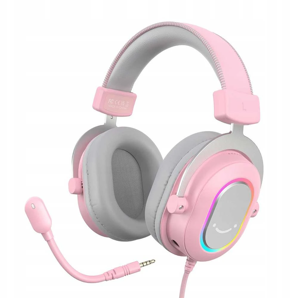 Ausinės Fifine Ausinės studijinės su lankeliu ant galvos FIFINE H6P AmpliGame RGB dźwięk przestrzenny 7.1