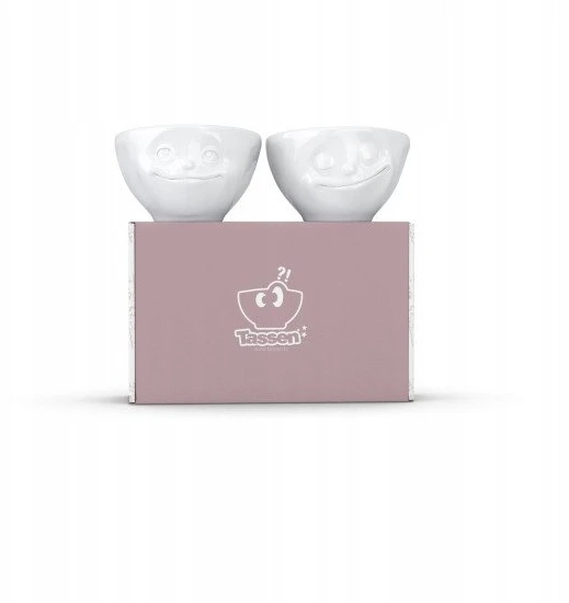 Fiftyeight Products „FIFTYEIGHT“ dubenėlių rinkinys, 100 ml, svajinga ir laiminga, baltas