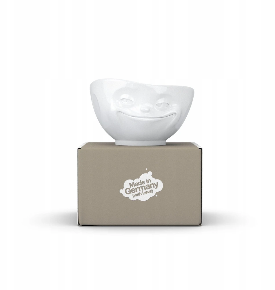 Fiftyeight Products „FIFTYEIGHT" dubenėlis 1000 ml – Grinning baltas