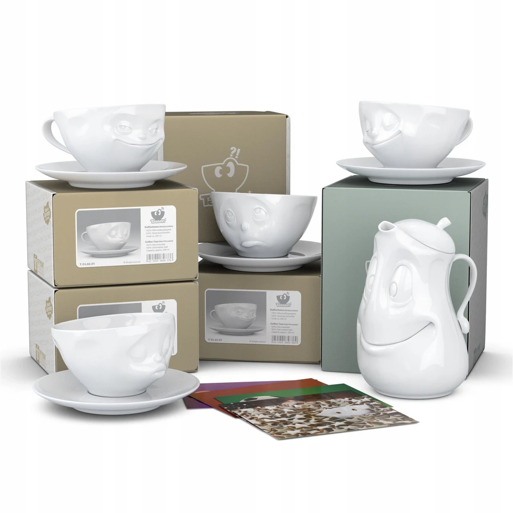 Usorteret Fiftyeight Products „FIFTYEIGHT“ dubenėlis 350 ml – Grinning baltas