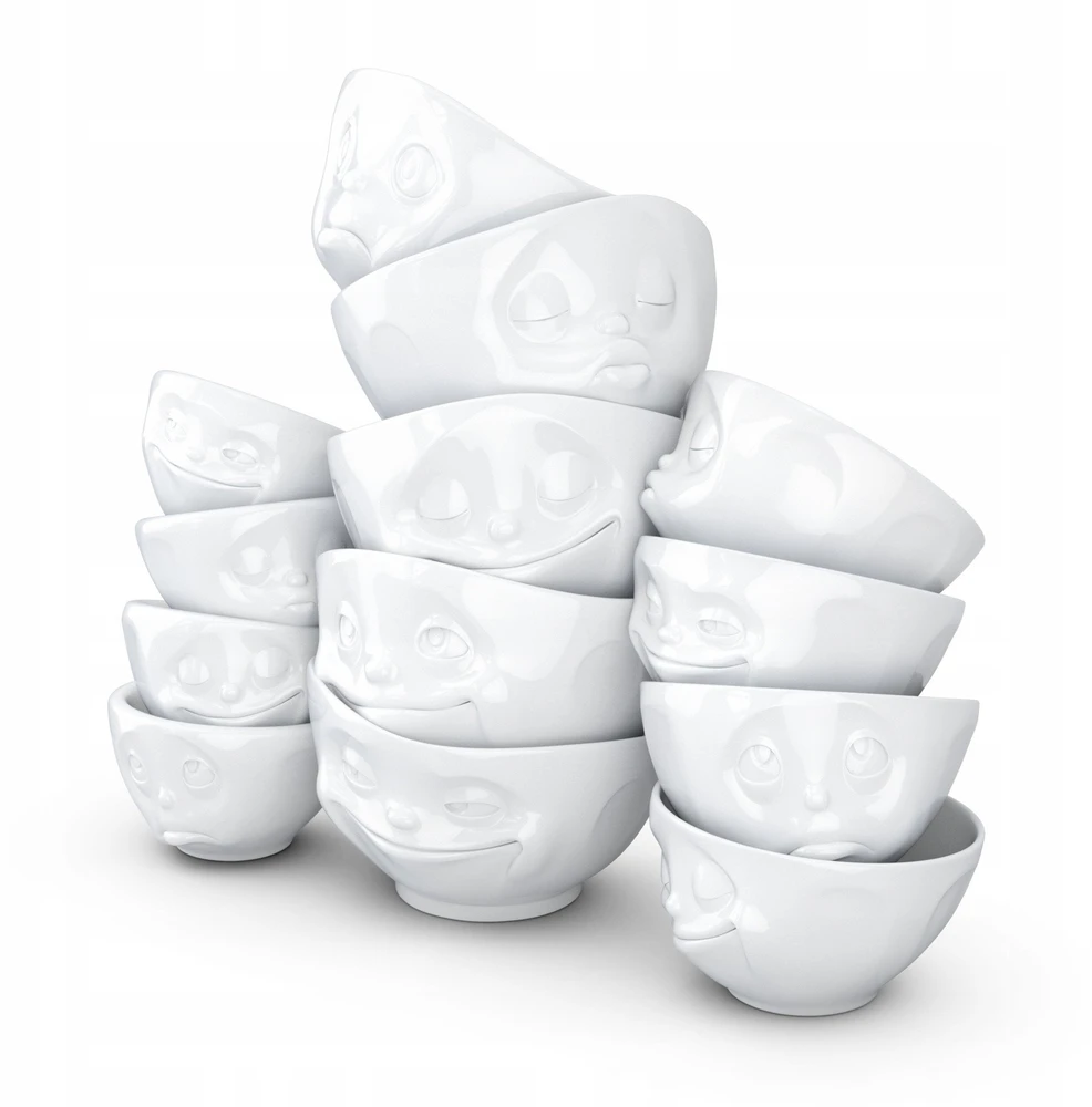 Usorteret Fiftyeight Products „FIFTYEIGHT“ dubenėlis 500 ml – „Happy Baltas“