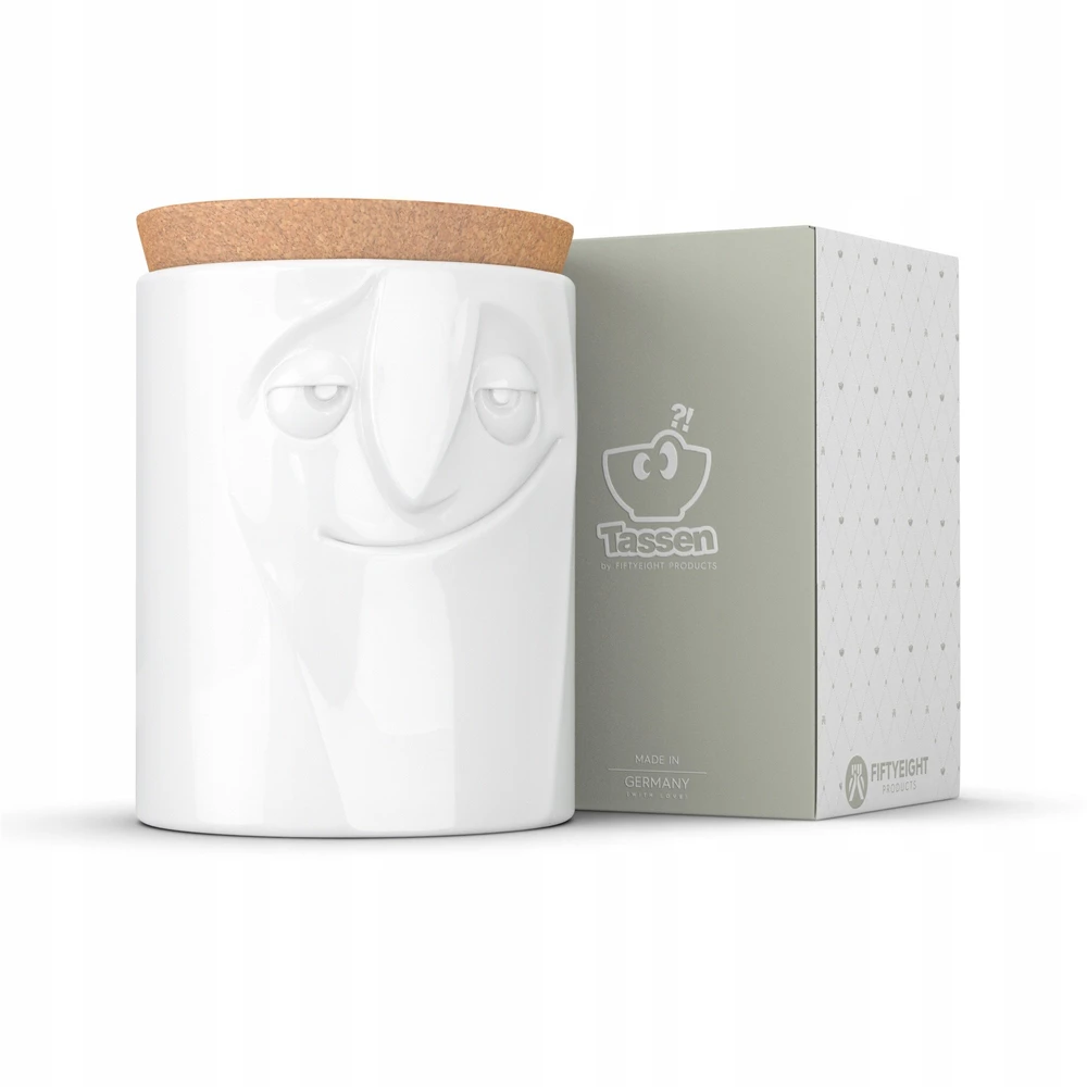 Fiftyeight Products „FIFTYEIGHT“ laikymo indas, 1700 ml, žavingai baltas