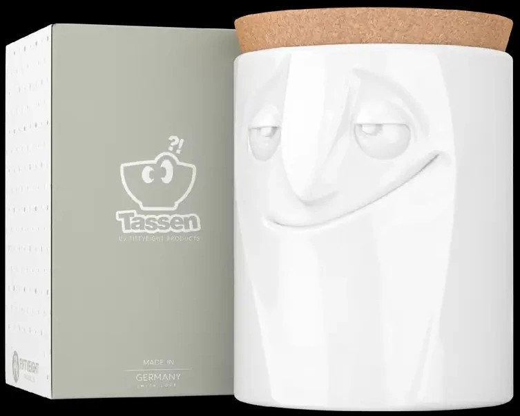 Fiftyeight Products „FIFTYEIGHT“ laikymo indas, 1700 ml, žavingai baltas