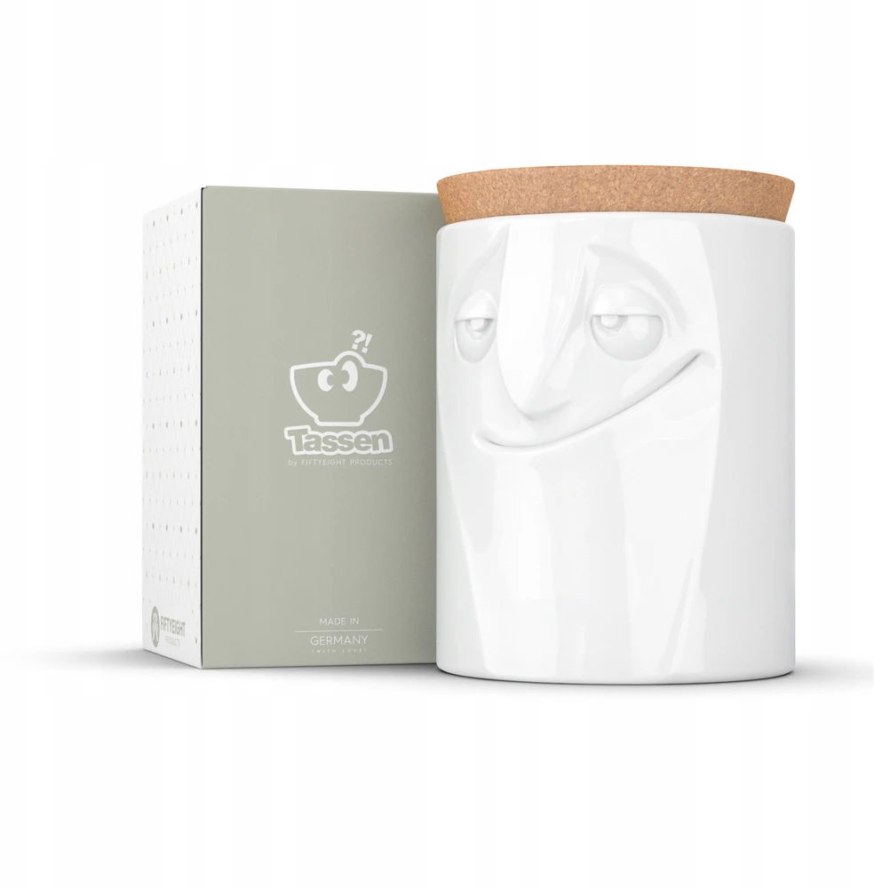 Fiftyeight Products „FIFTYEIGHT“ laikymo indas, 1700 ml, žavingai baltas