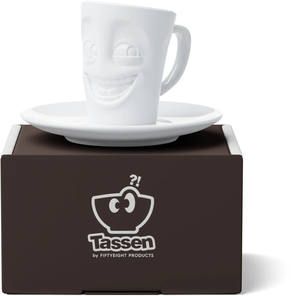 FiftyEight Fiftyeight T_02_16_01 miseczka Baltas Espresso 1 vnt.