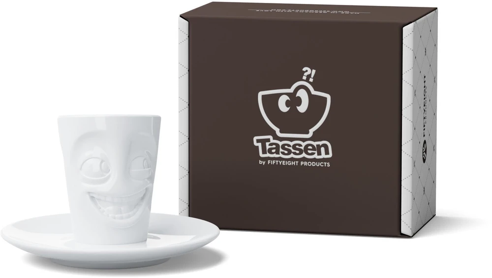 FiftyEight Fiftyeight T_02_16_01 miseczka Baltas Espresso 1 vnt.