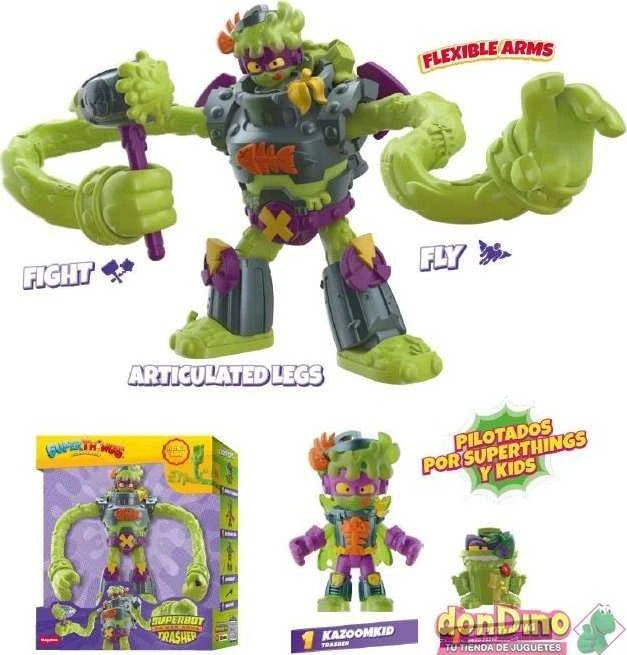 Fig. Superthings SUPERTHINGS SuperBot Trasher, figūrėlė