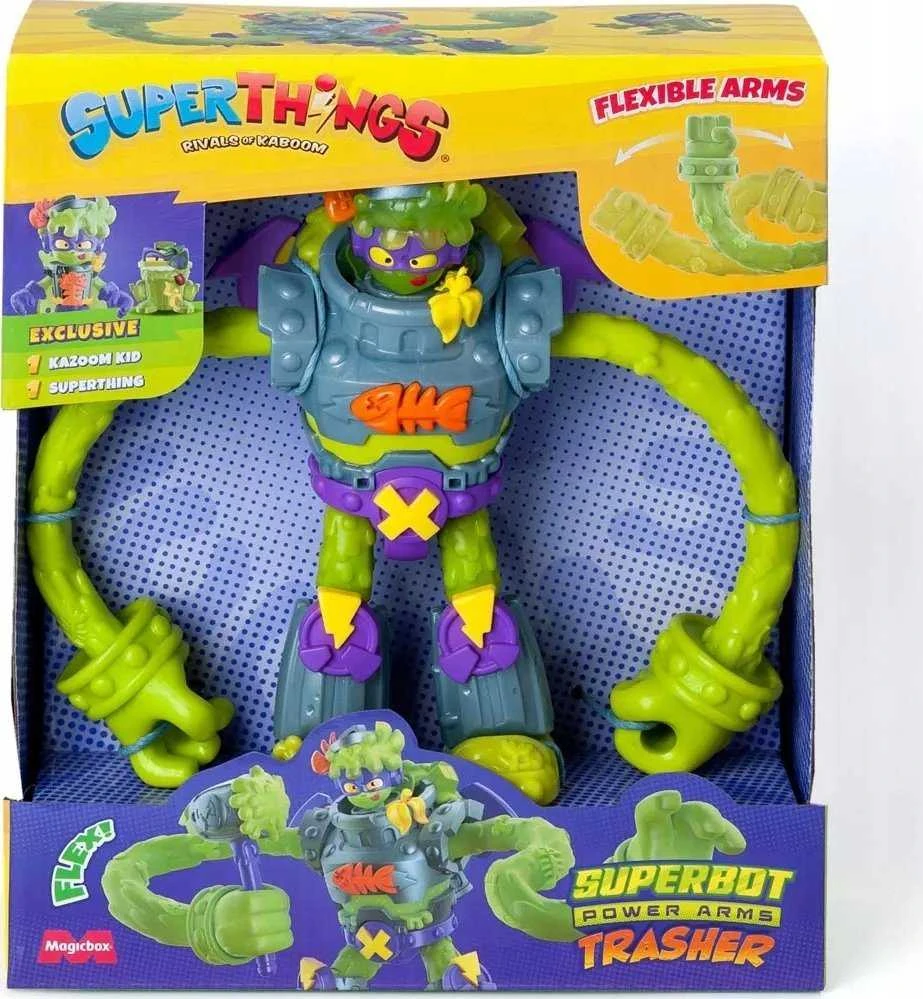 Fig. Superthings SUPERTHINGS SuperBot Trasher, figūrėlė