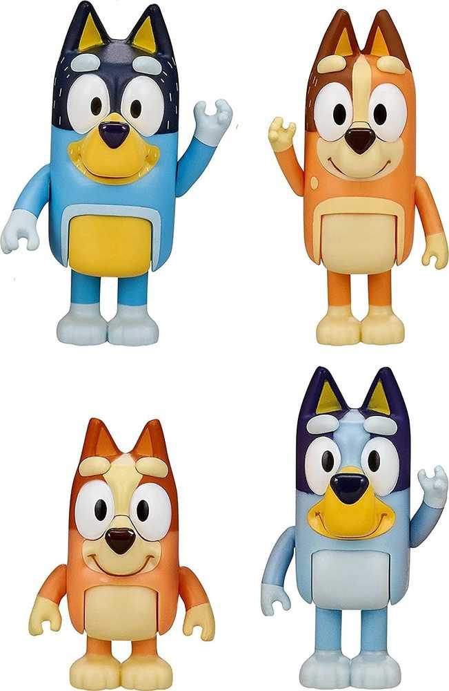 TM Toys Figūrėlių rinkinys Bluey šeima 4 vnt
