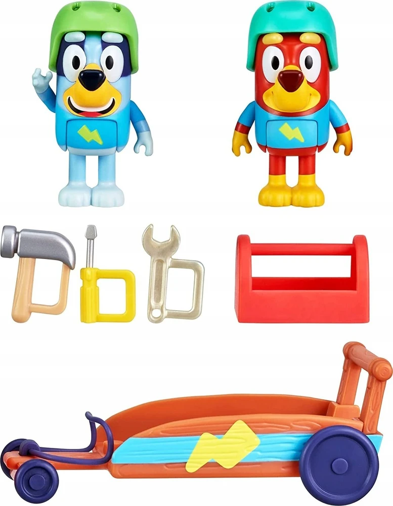 TM Toys Figūrėlė Bluey School Billy Cart Set