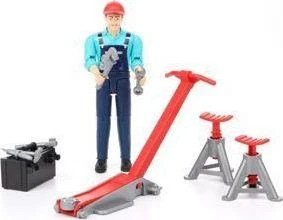BRUDER priedas - mechaniko figūrėlė su priedais 62100
