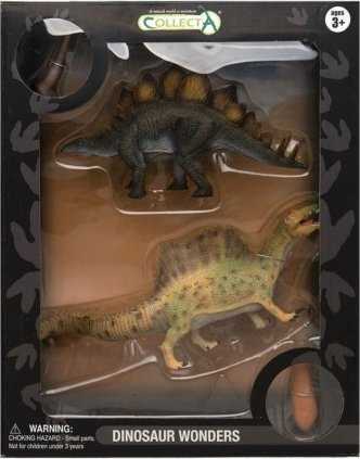 Figūrėlė Collecta Dinozaury Spinozaur i Stegozaur