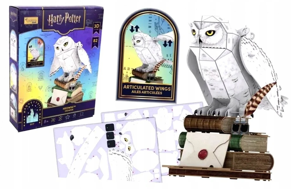 CubicFun 3D dėlionė Harry Potter Hedviga putplasčio