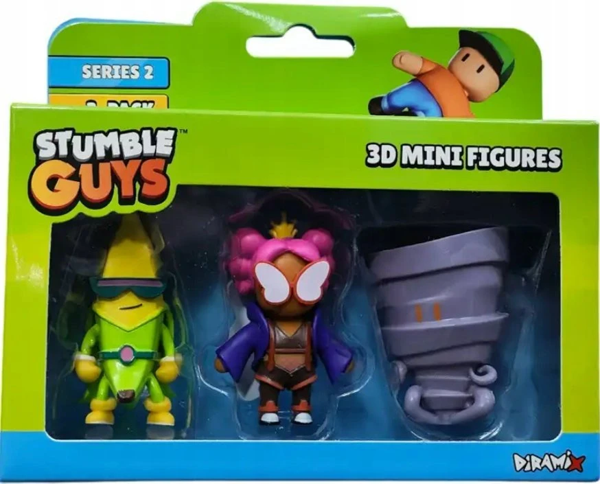Figūrėlė Dante Stumple Guys Opakowanie windowbox su 3 figurkami