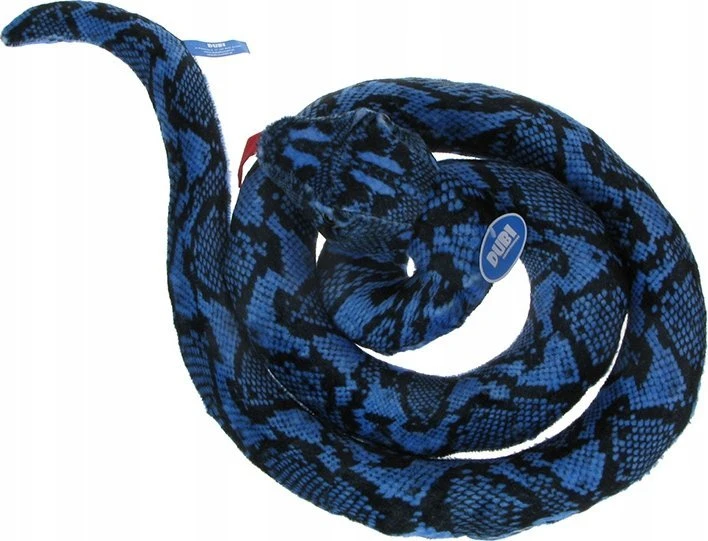 Dubi Pliušinis žaislas - mėlyna gyvatė, 150 cm