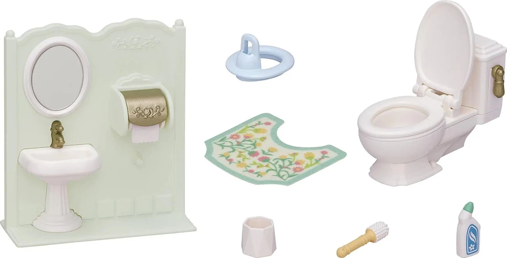 SYLVANIAN FAMILIES Rinkinys „Tualetas“