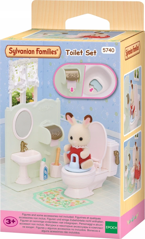 SYLVANIAN FAMILIES Rinkinys „Tualetas“