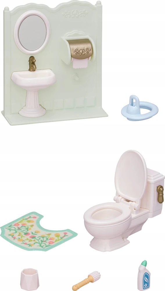 SYLVANIAN FAMILIES Rinkinys „Tualetas“