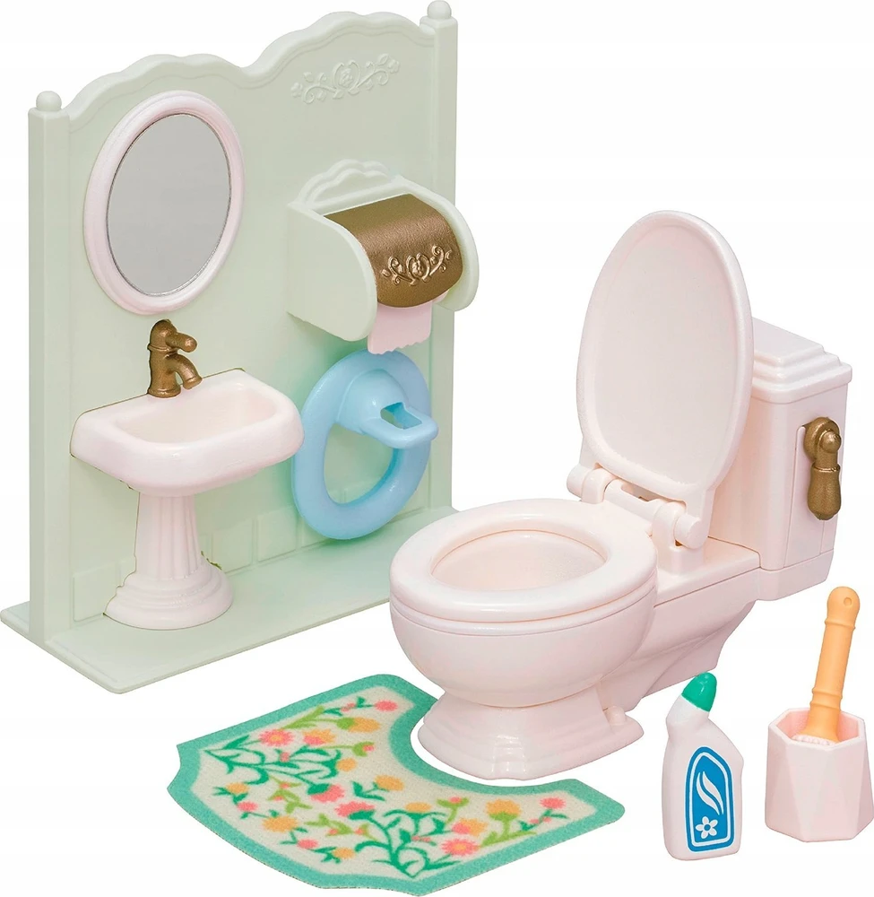 SYLVANIAN FAMILIES Rinkinys „Tualetas“