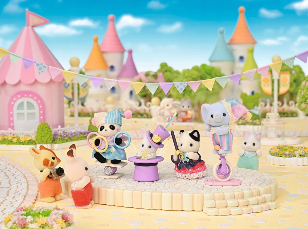 Epoch Figūrėlės Sylvanian Families cirko triukai