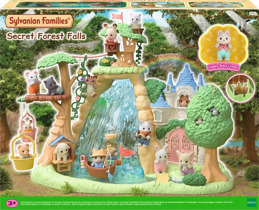 SYLVANIAN FAMILIES Rinkinys „Slaptas miško krioklys“