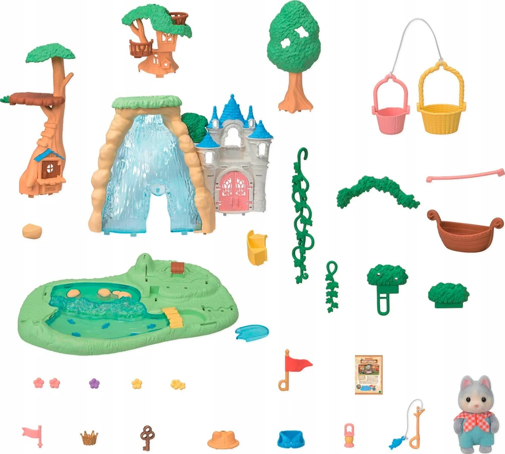 SYLVANIAN FAMILIES Rinkinys „Slaptas miško krioklys“