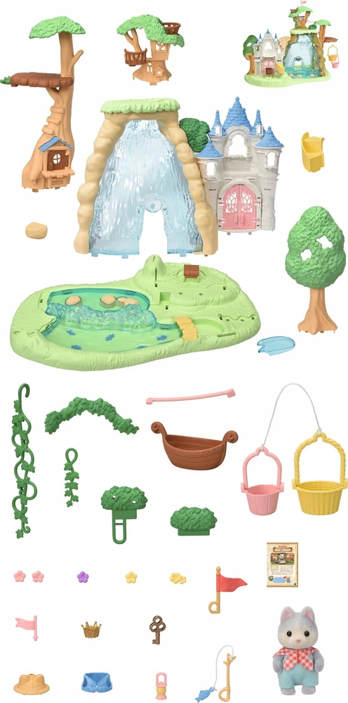 SYLVANIAN FAMILIES Rinkinys „Slaptas miško krioklys“