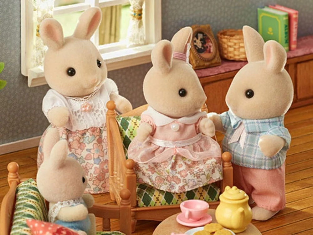 SYLVANIAN FAMILIES Pieniškų triušiukų šeimynėlė