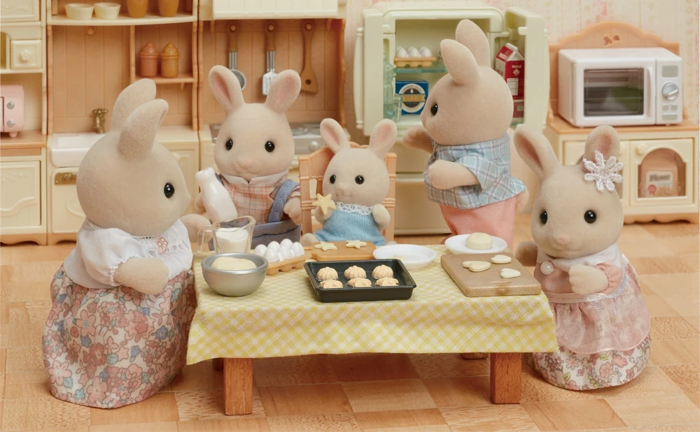 SYLVANIAN FAMILIES Pieniškų triušiukų šeimynėlė