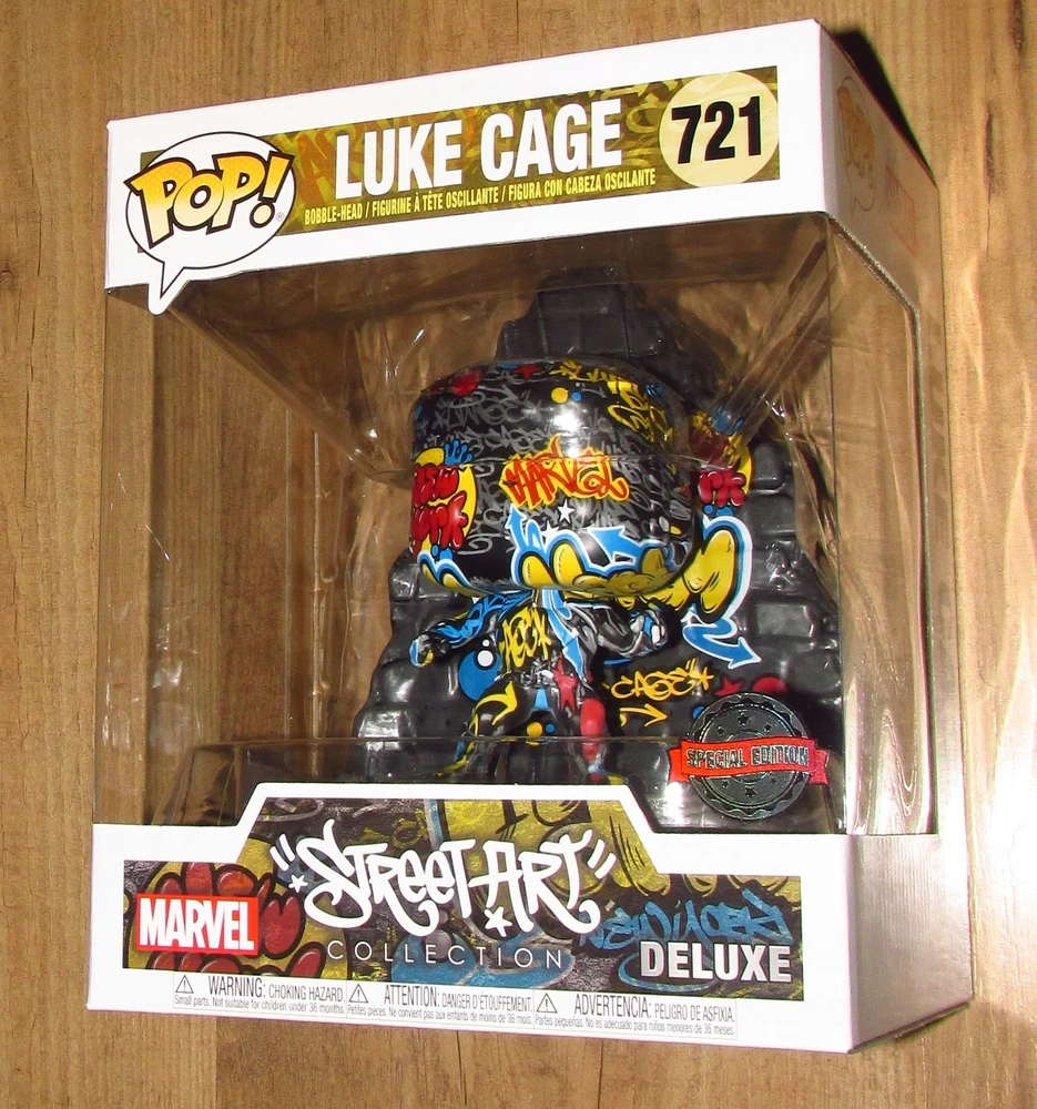 FUNKO POP! Vinilinė figūrėlė: Marvel – Luke Cage Graffiti, 9 cm