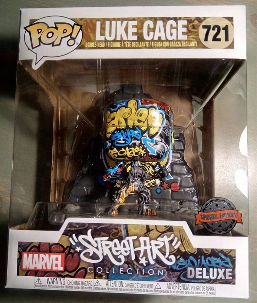 FUNKO POP! Vinilinė figūrėlė: Marvel – Luke Cage Graffiti, 9 cm