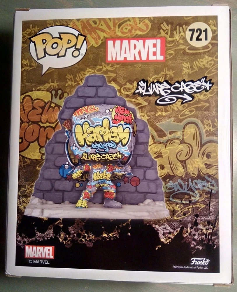 FUNKO POP! Vinilinė figūrėlė: Marvel – Luke Cage Graffiti, 9 cm