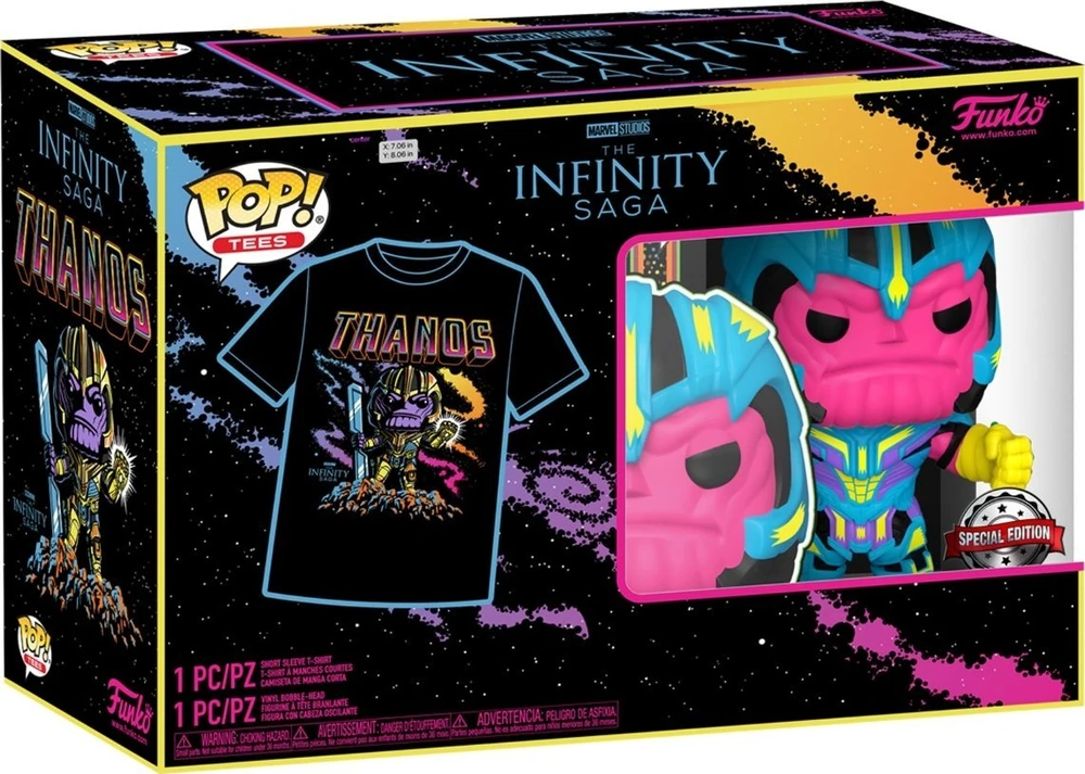 Figūrėlė Funko! POP AND TEE Marvel Thanos (BKLT) L