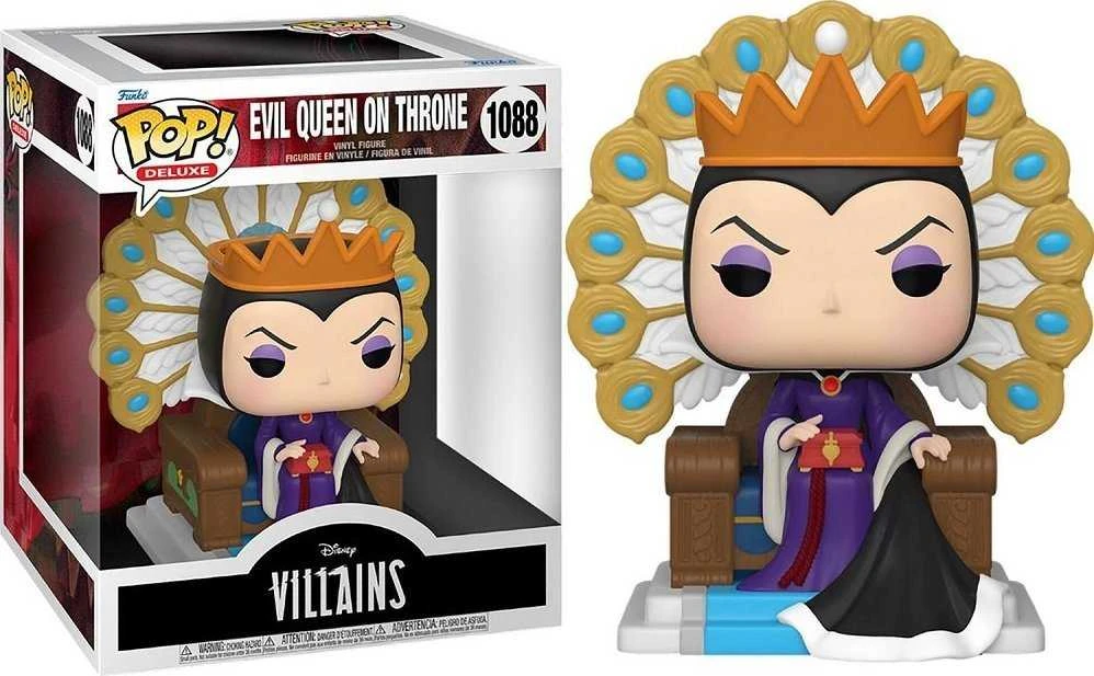 FUNKO POP! Vinilinė figūrėlė: Disney Villains - Piktoji karalienė soste, 9.5 cm