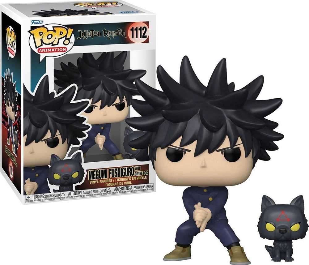 FUNKO POP! Vinilinė figūrėlė Jujutsu Kaisen - Megumi su šuniuku