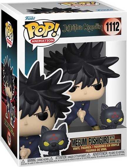 FUNKO POP! Vinilinė figūrėlė Jujutsu Kaisen - Megumi su šuniuku