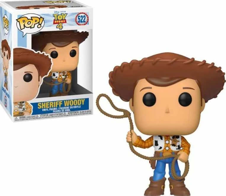 FUNKO POP! Vinilinė figūrėlė: Disney: Toy Story 4 - Sheriff Woody, 9 cm