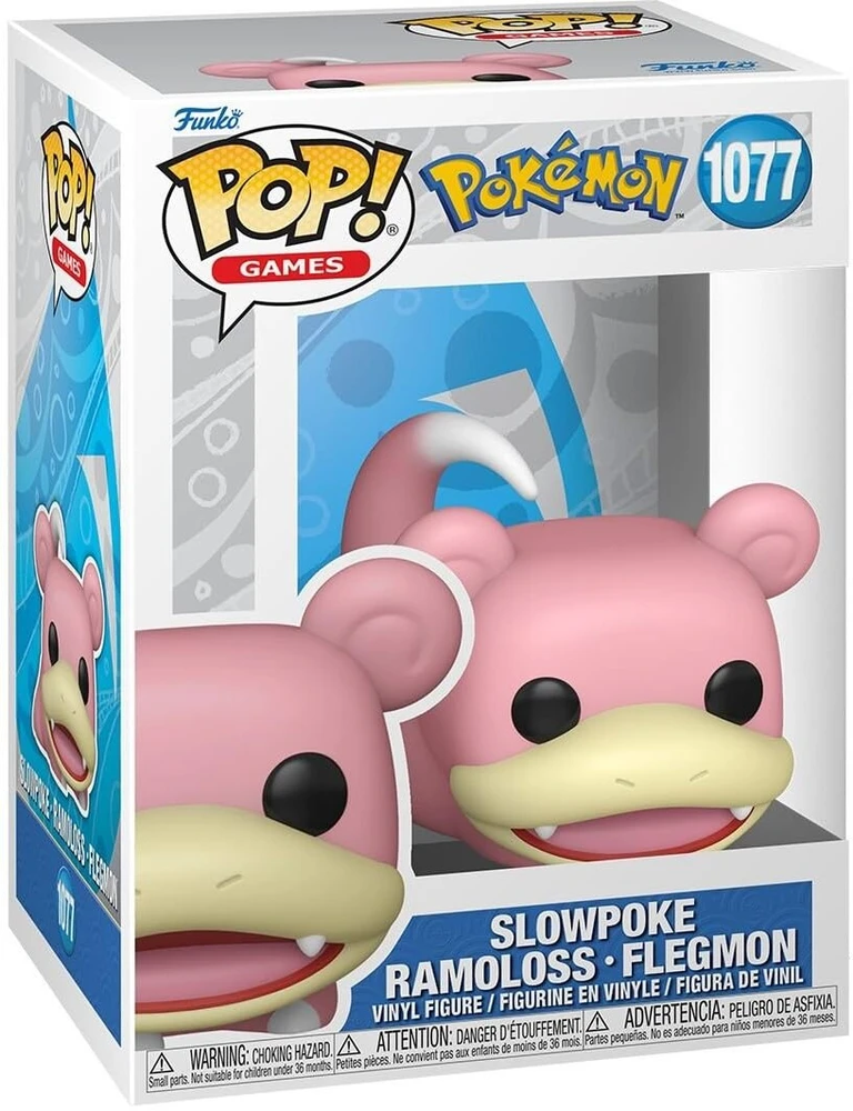 FUNKO POP! Vinilinė figūrėlė: Pokemonai - Slowpoke, 9 cm