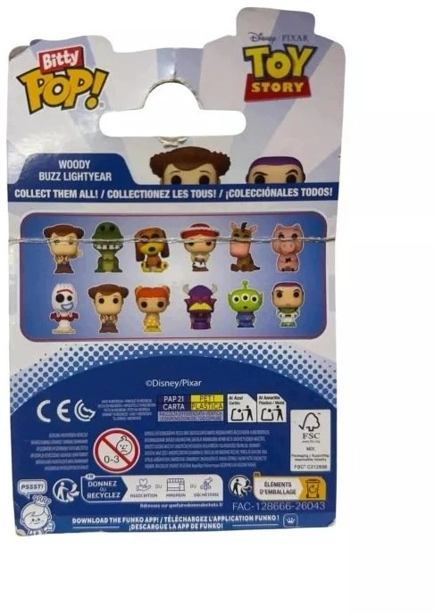 Funko Bitty POP 2PK Žaislų istorija W & B