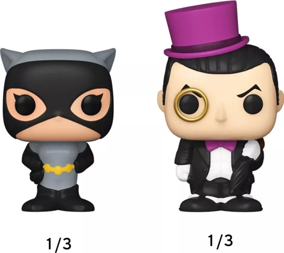 FUNKO Bitty POP! Figūrėlių rinkinys: DC Comics, ~3 cm (4 vnt.)