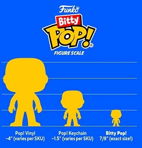 FUNKO Bitty POP! Figūrėlių rinkinys: DC Comics, ~3 cm (4 vnt.)